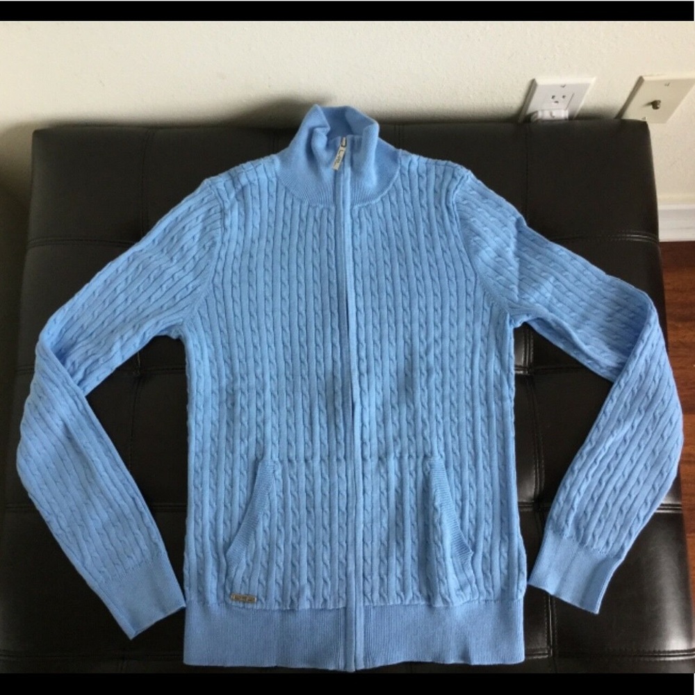 L-Rl Lauren Active By Ralph Lauren Knit Cardigan S